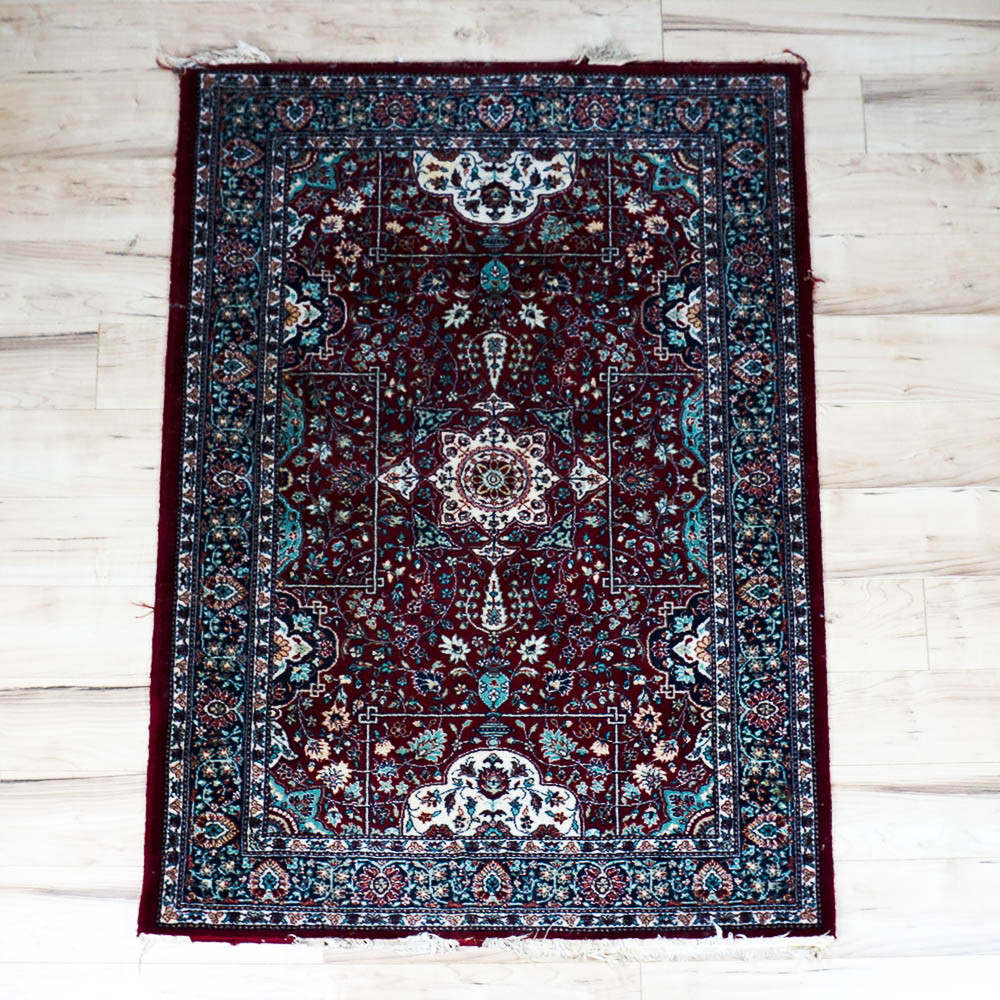 Dramatic Kashan-Style Area Rug