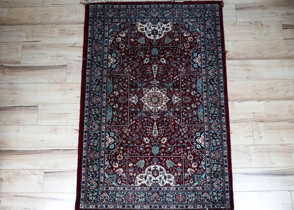 Dramatic Kashan-Style Area Rug