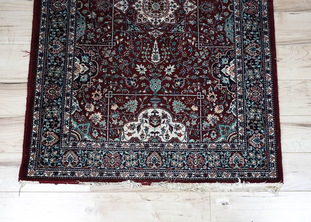 Dramatic Kashan-Style Area Rug