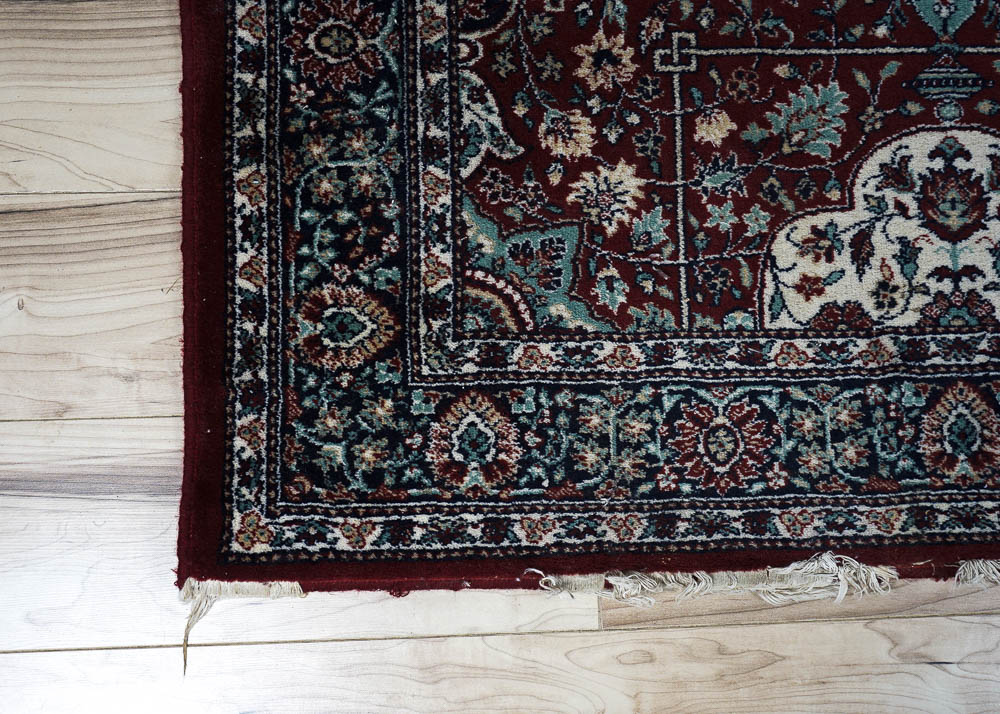 Dramatic Kashan-Style Area Rug