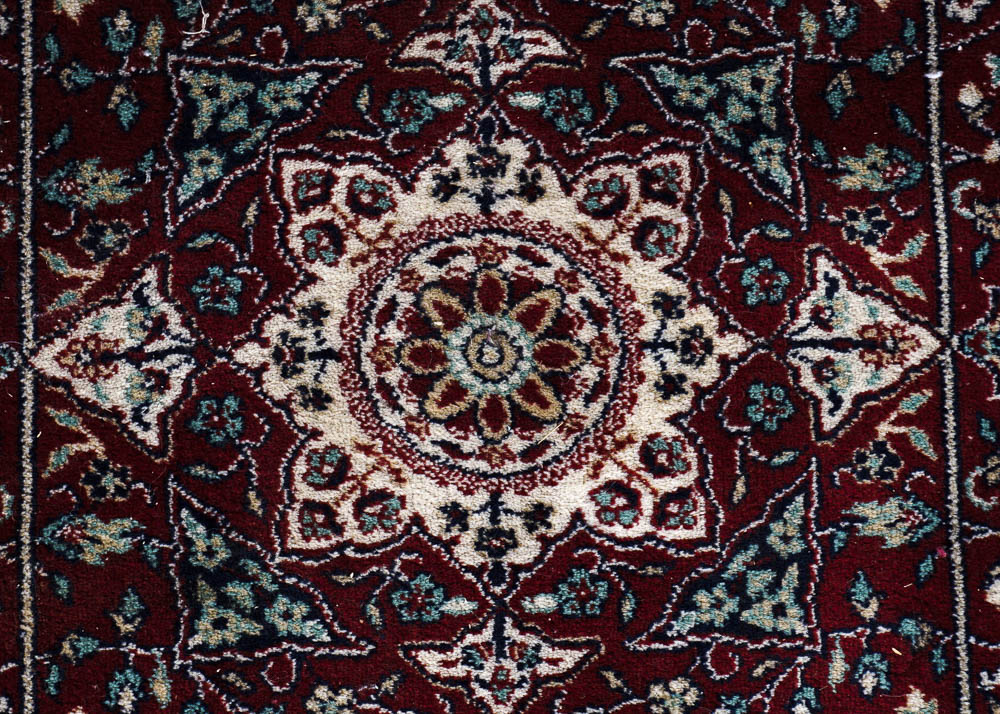 Dramatic Kashan-Style Area Rug