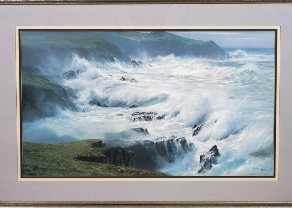 Peter Ellenshaw Signed "Where Forces Meet" Print