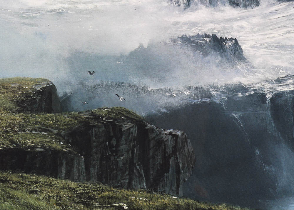 Peter Ellenshaw Signed "Where Forces Meet" Print