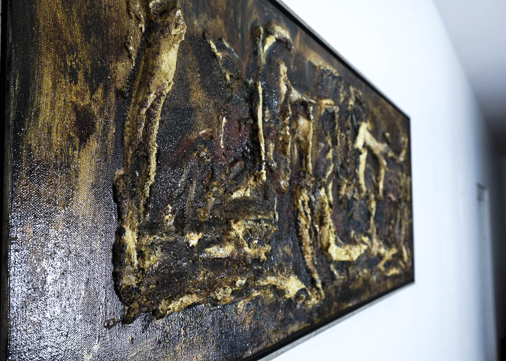 Yetta Wiesel Mixed Media Painting