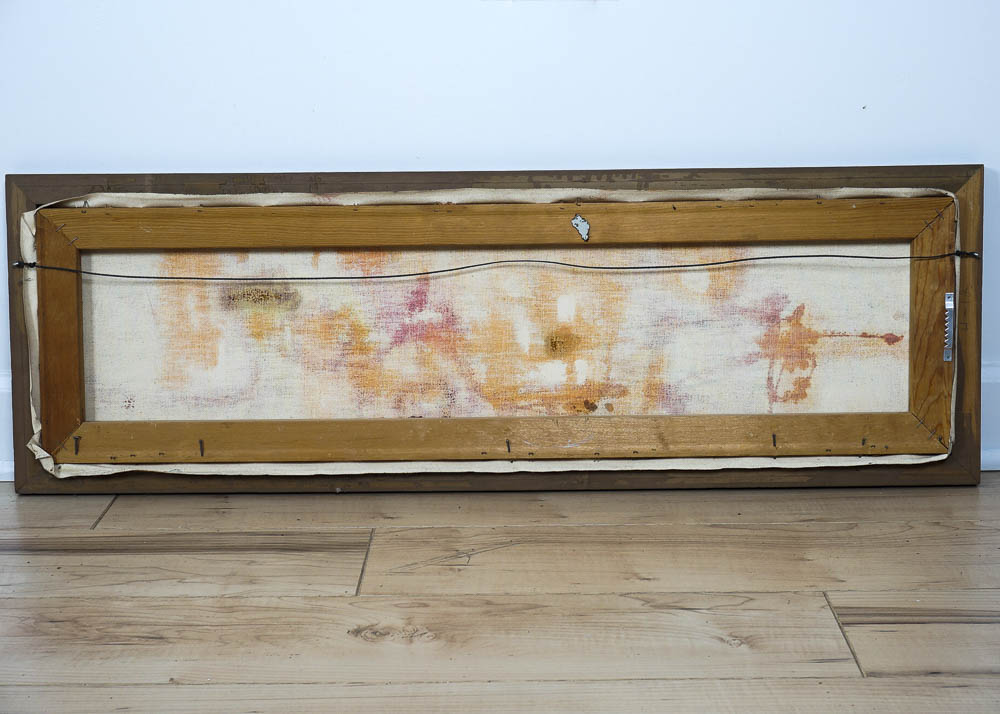 Abstract Watercolor on Canvas by Yetta Wiesel