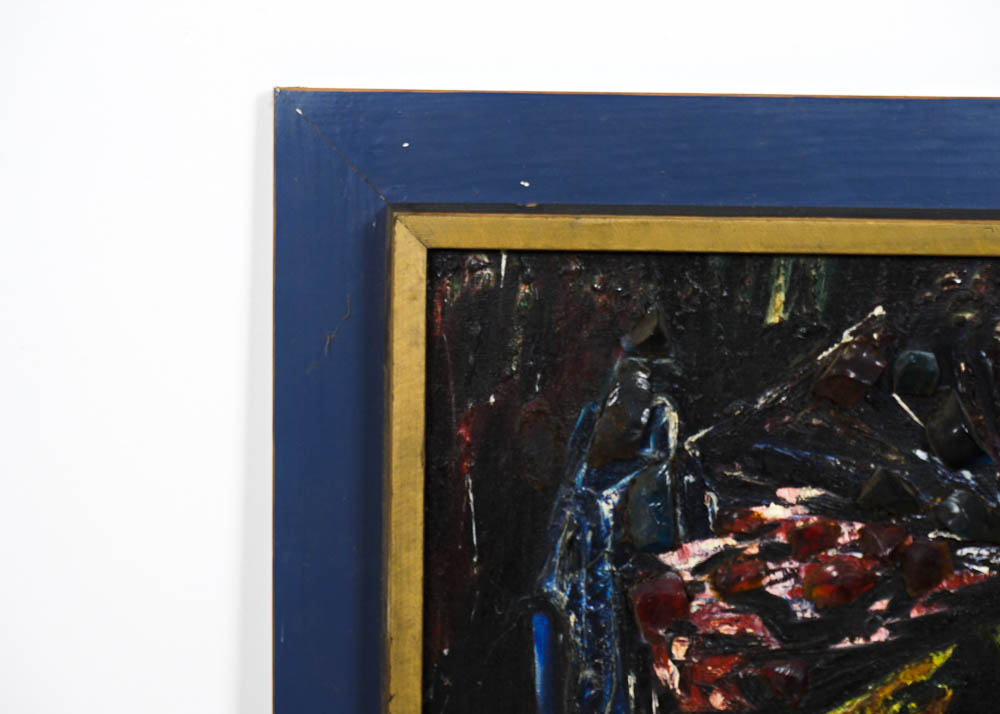 Abstract Mixed Media Painting by Artist Yetta Wiesel