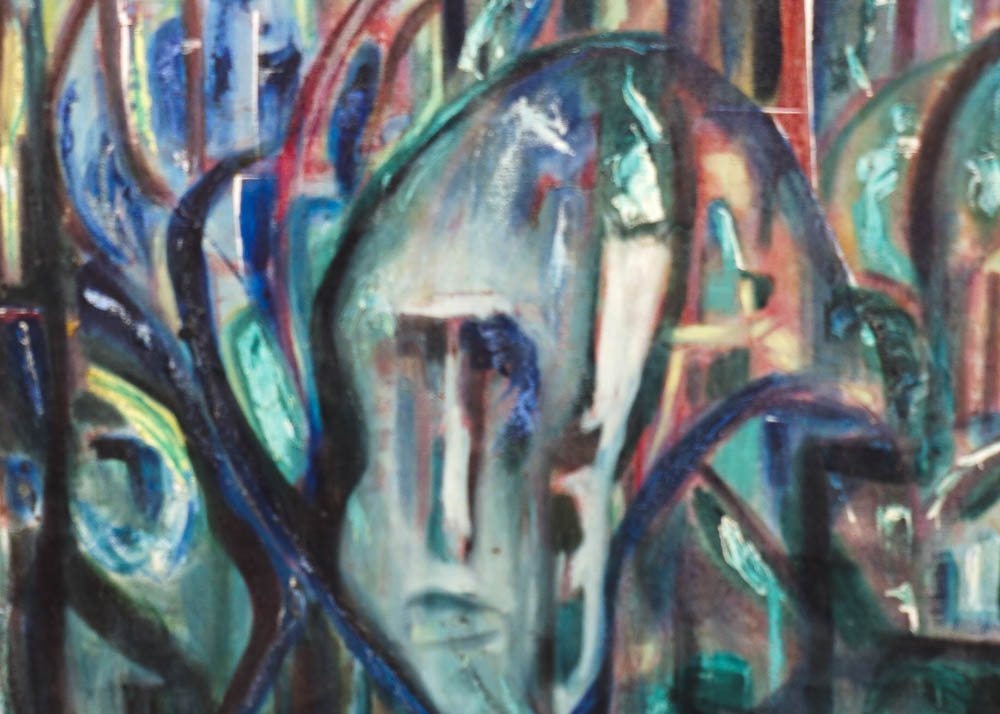 Framed Oil on Canvas Painting by Artist Yetta Wiesel