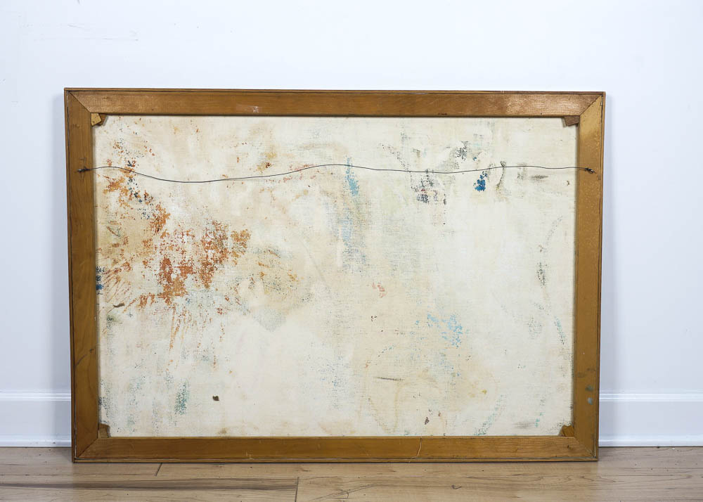 Framed Oil on Canvas Painting by Artist Yetta Wiesel