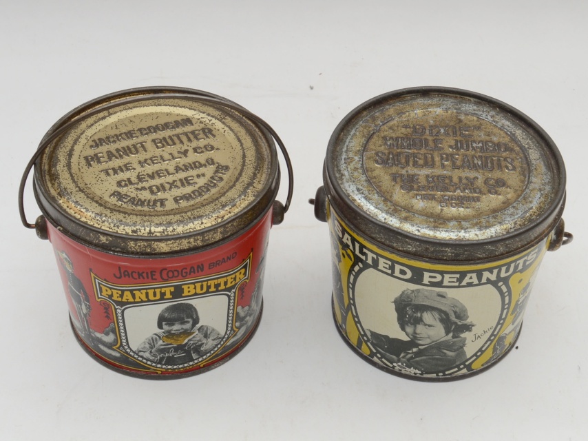 Jackie Coogan Salted Nuts and Peanut Butter Pail