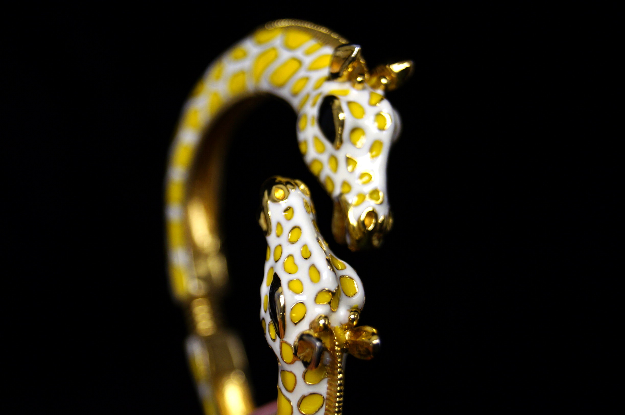Kenneth Jay Lane's Giraffe Cuff Bracelet