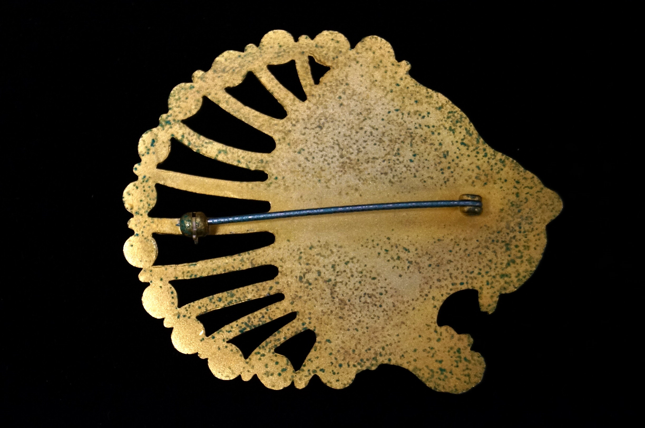 Vintage Museum Replica Lions Head Brooch CMFA