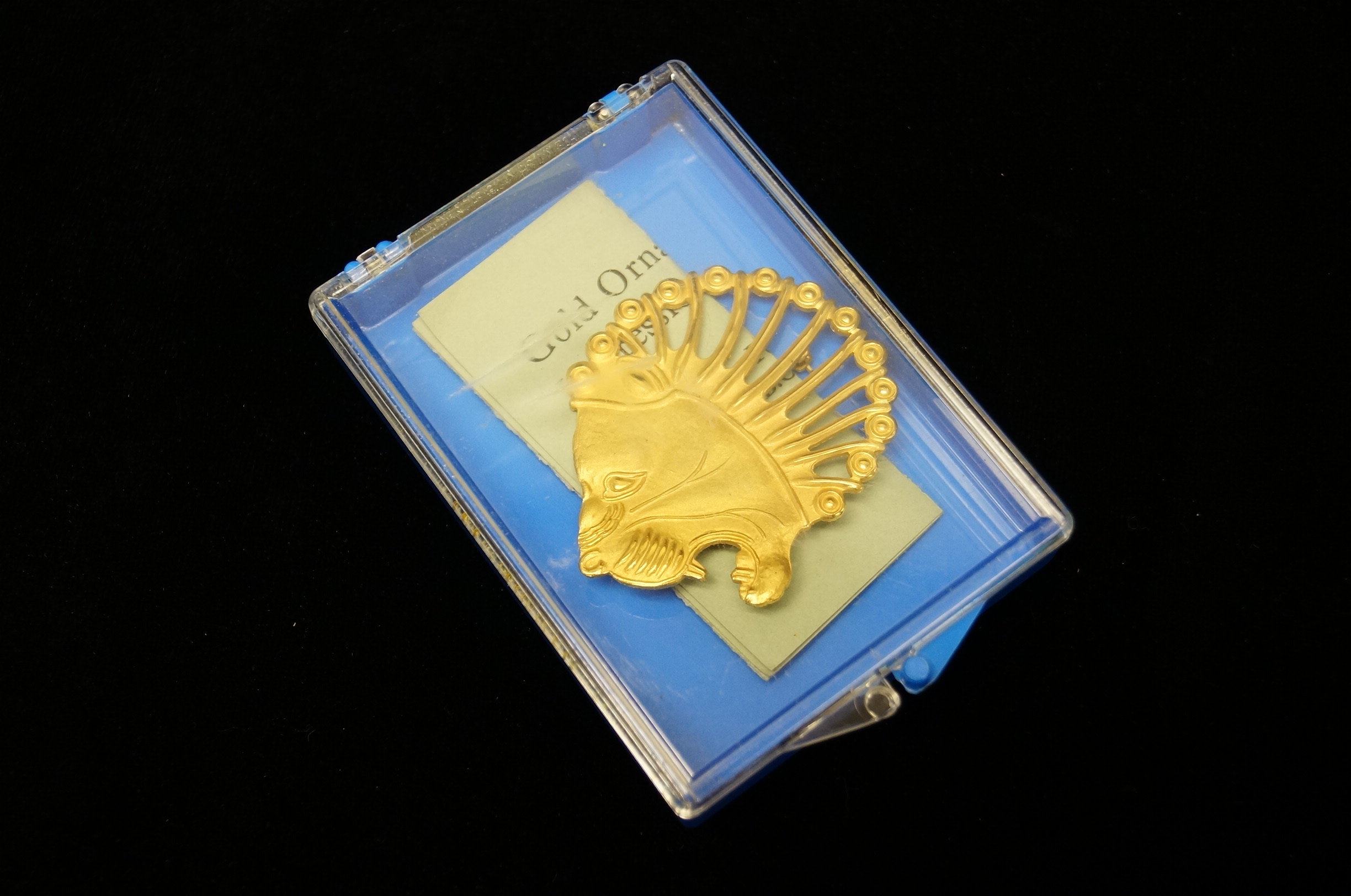 Vintage Museum Replica Lions Head Brooch CMFA