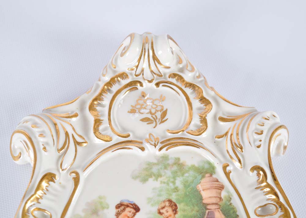 Dresden Sconce and Plate