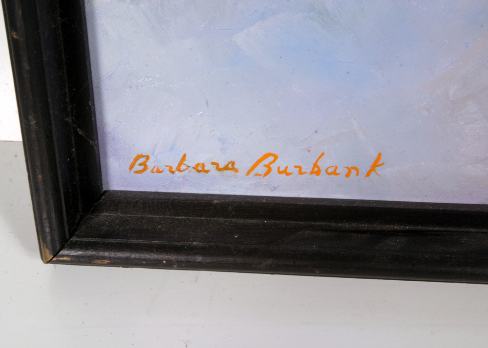 Barbara Burbank "Sunset in the Country" Oil on Canvas