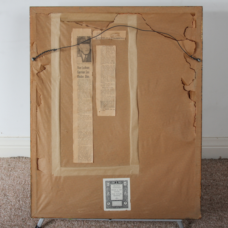 Christopher Rave Print on Paper "Graf Luckner's Seeadler"