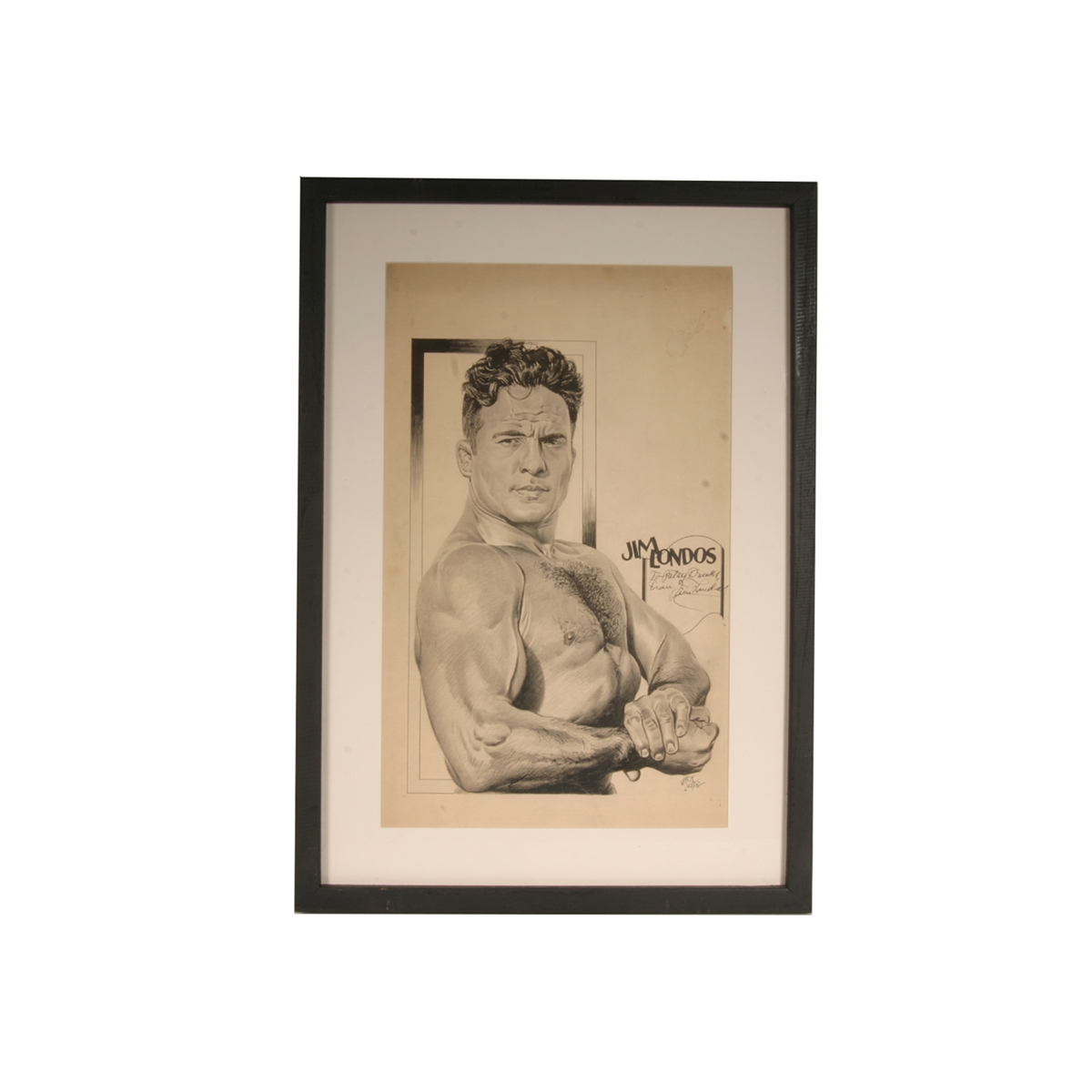 Signed Original Jack Lustig Personalized Pen and Ink Drawing