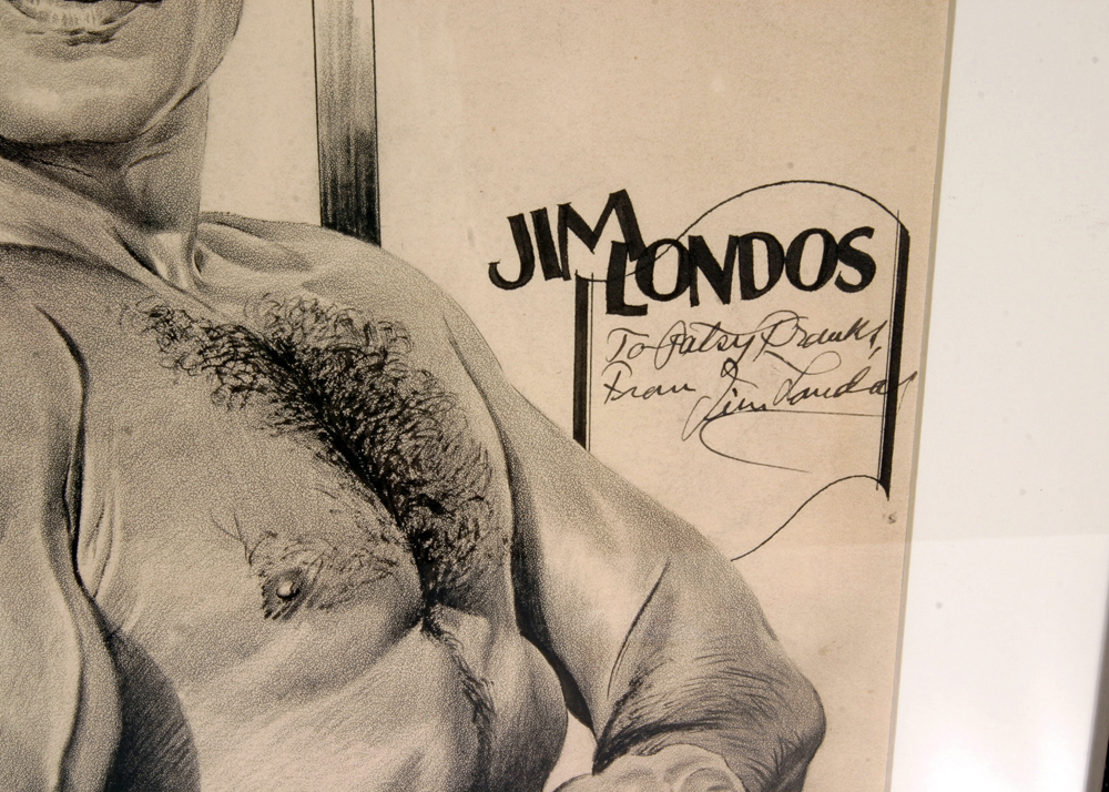 Signed Original Jack Lustig Personalized Pen and Ink Drawing