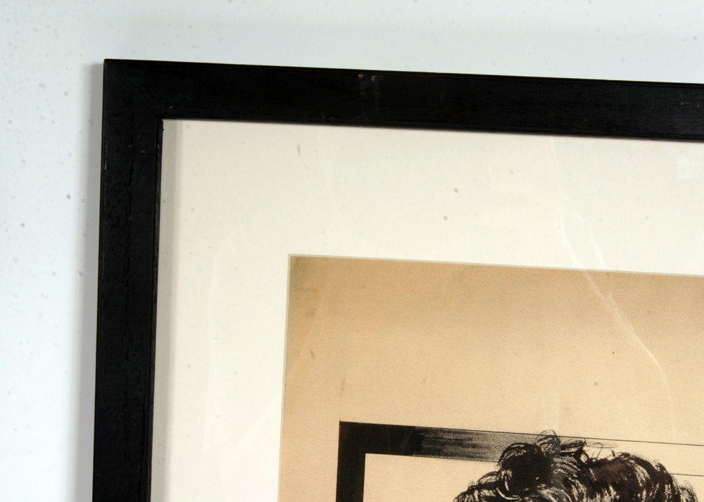 Signed Original Jack Lustig Personalized Pen and Ink Drawing