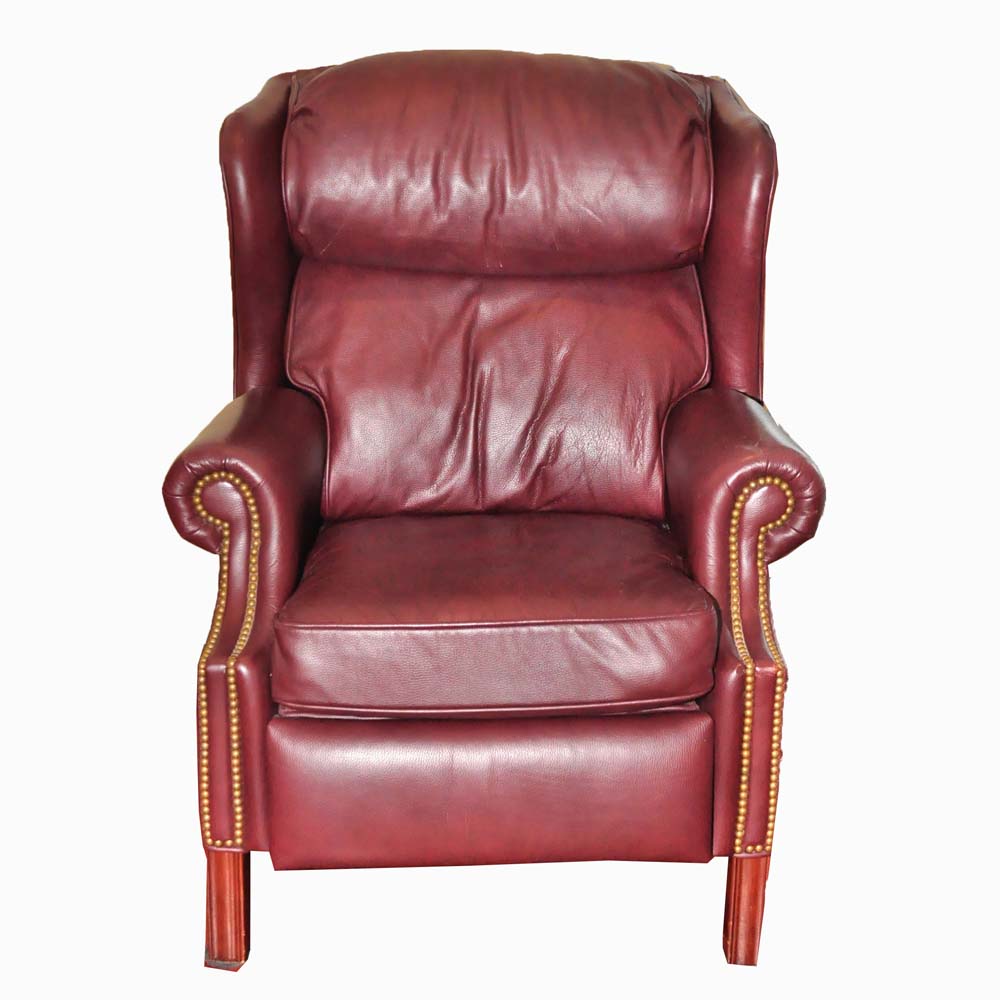 Leather Wingback Recliner