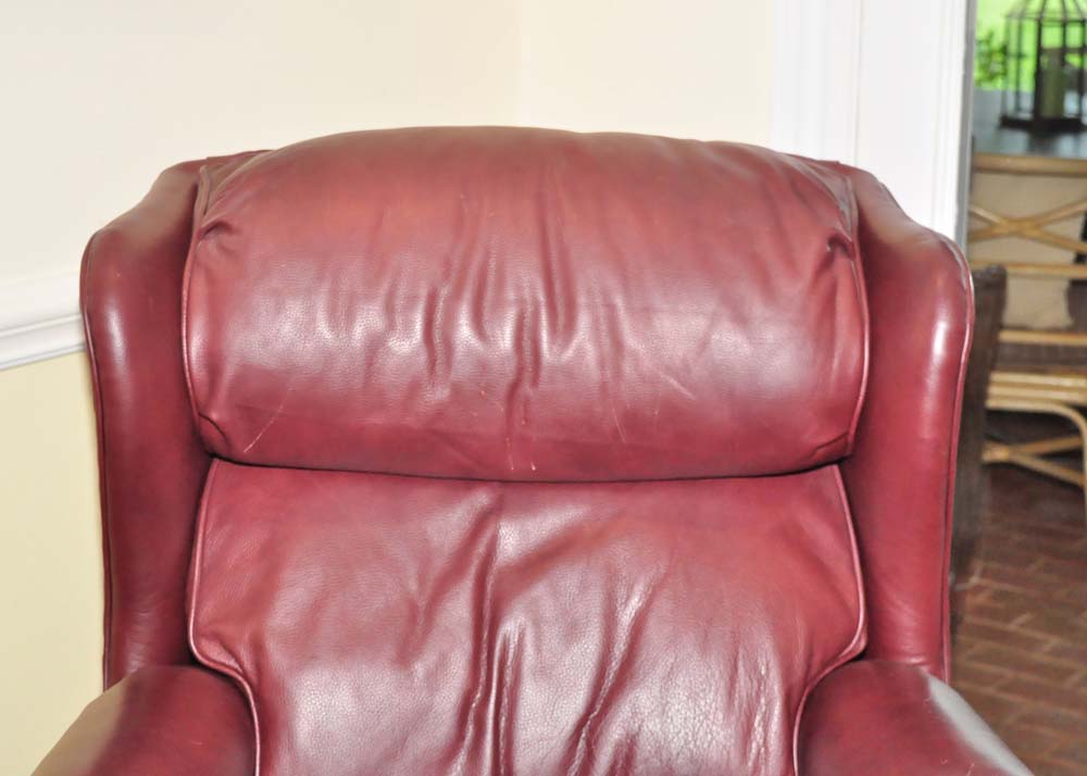 Leather Wingback Recliner
