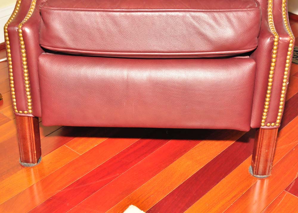 Leather Wingback Recliner