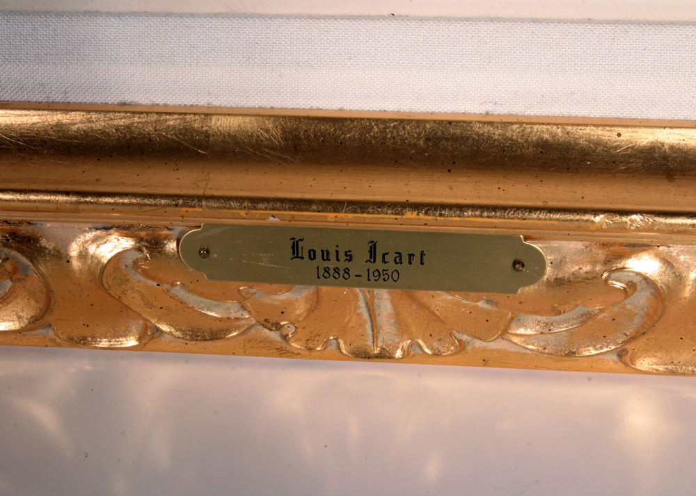 Limited Edition Signed Louis Icart Nude Etching