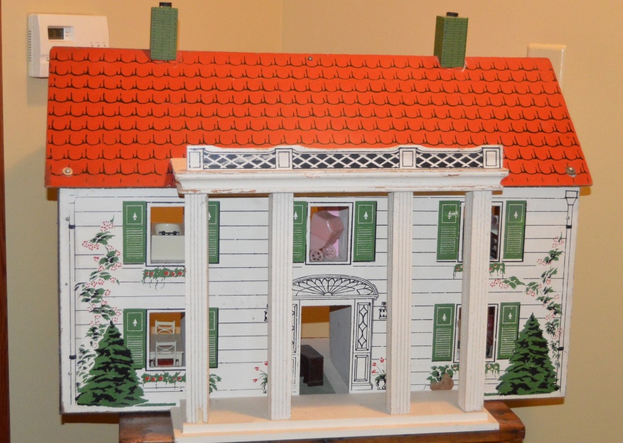 Vintage Doll House with Renwal Furniture