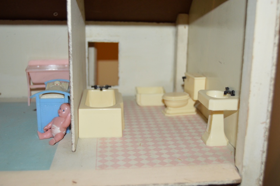 Vintage Doll House with Renwal Furniture