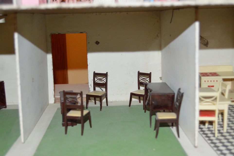 Vintage Doll House with Renwal Furniture