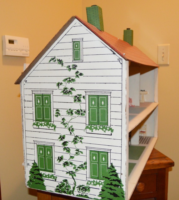 Vintage Doll House with Renwal Furniture