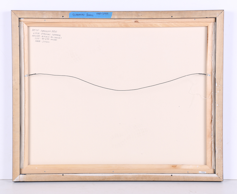 Dubravko Budic Attributed Acrylic on Canvas "Eternal Summer"