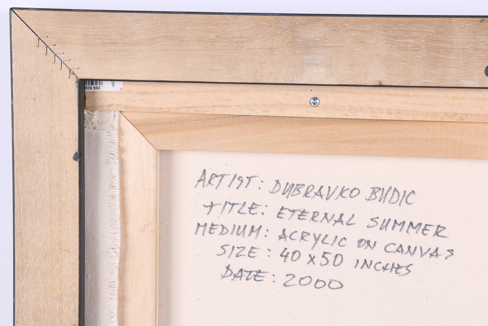 Dubravko Budic Attributed Acrylic on Canvas "Eternal Summer"