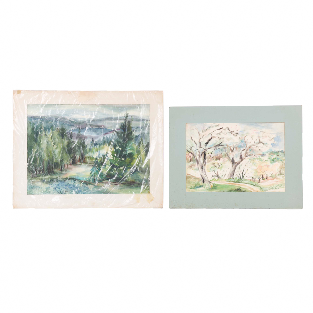 A.R. Kautt Signed Original Watercolors