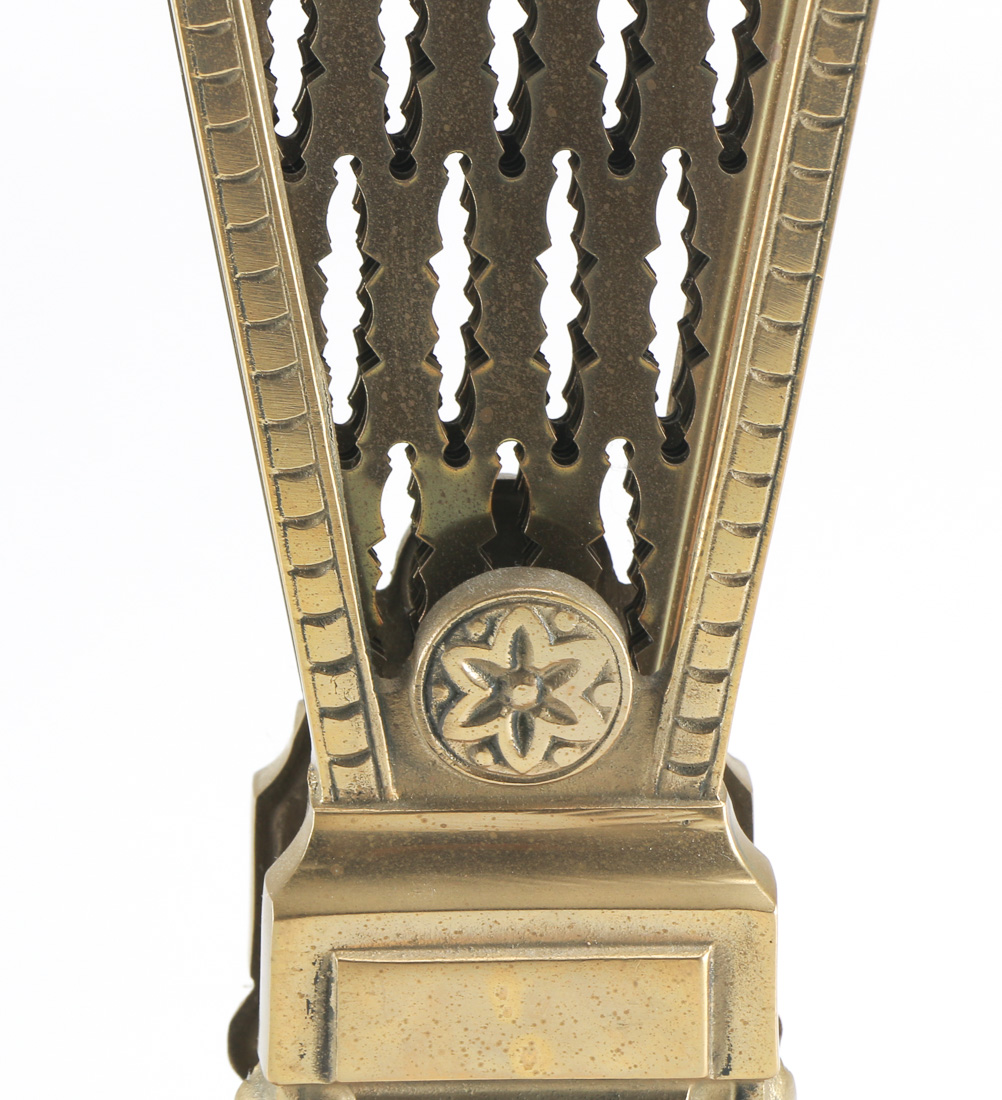 Decorative Brass Fireplace Screen