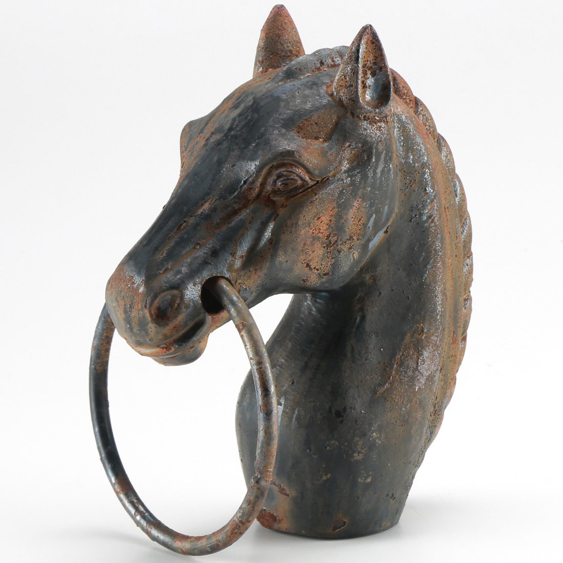 Cast Iron Hitching Post Horse Head