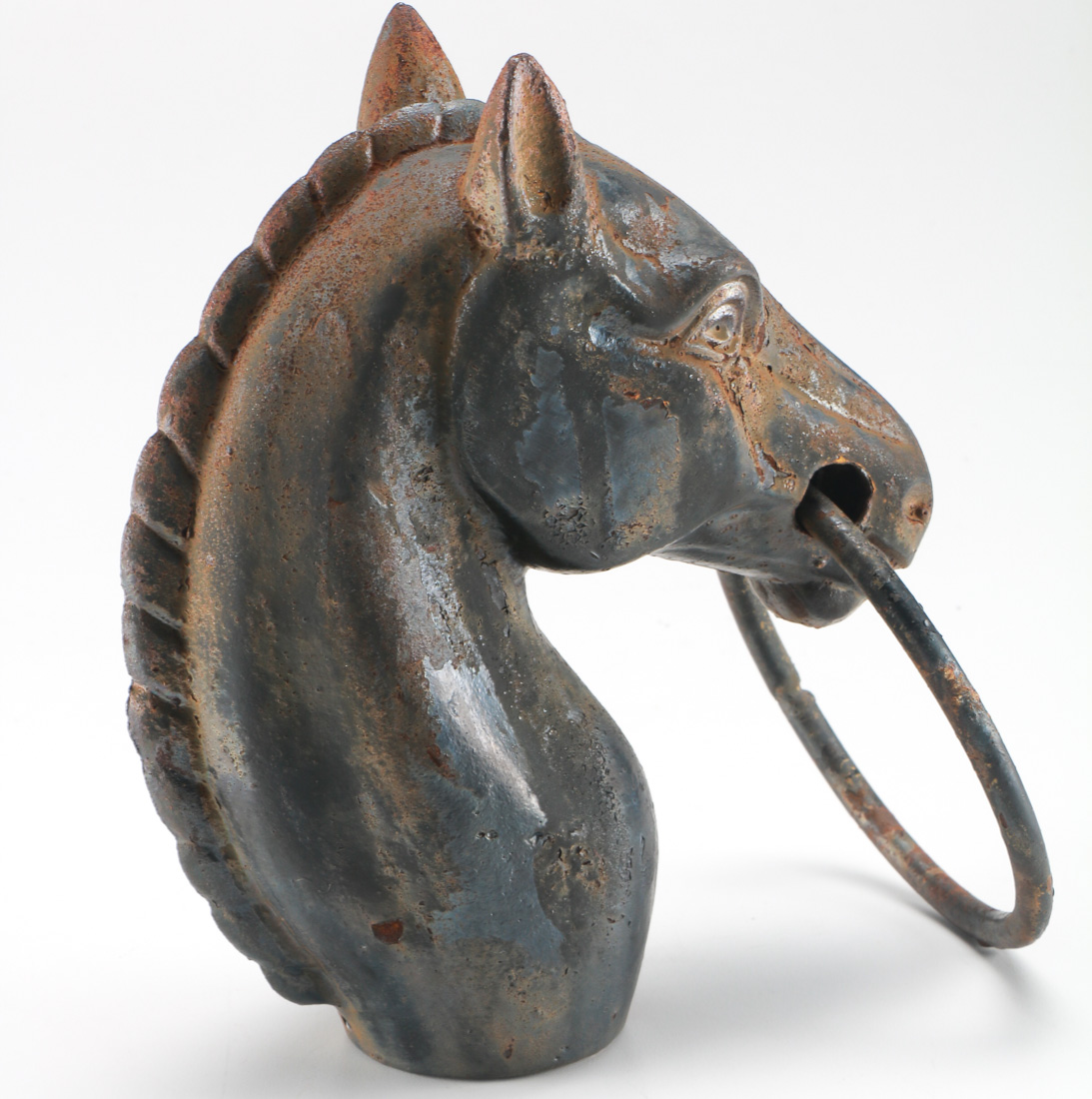 Cast Iron Hitching Post Horse Head