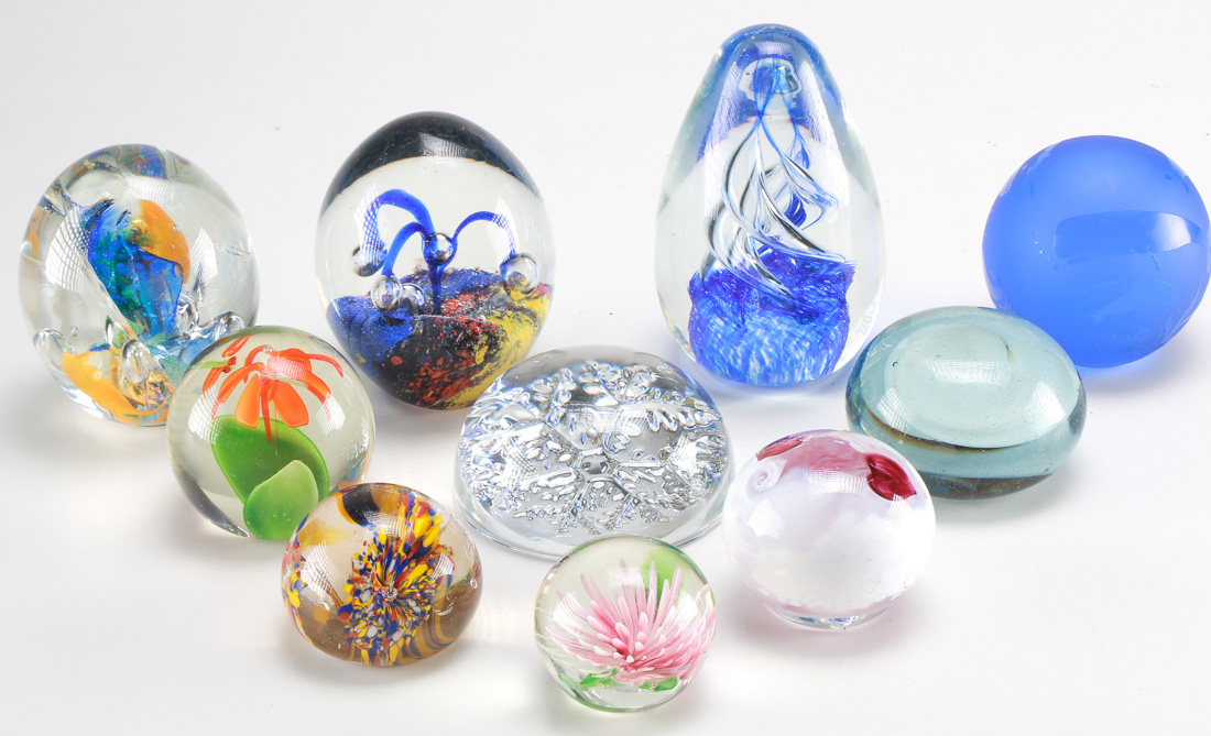 Glass Paperweight Collection