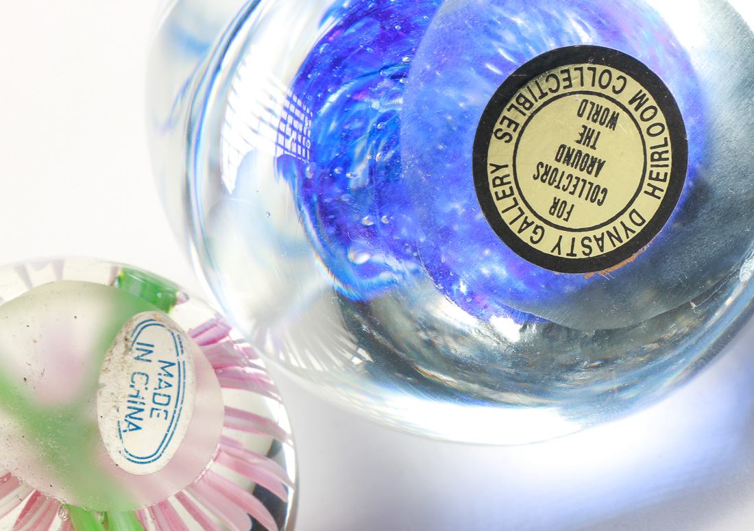 Glass Paperweight Collection