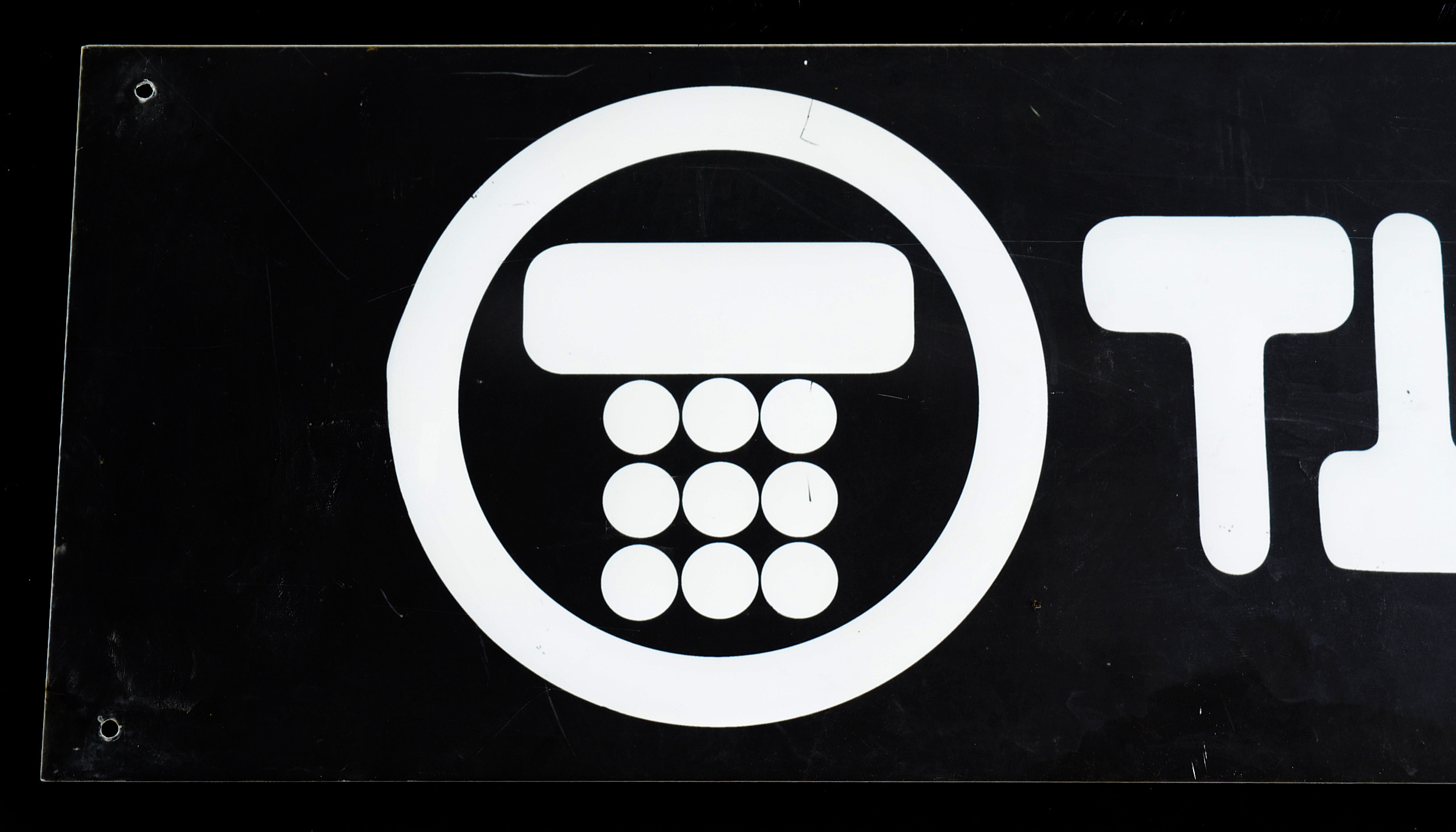 Ticketron Sign From Cincinnati Gardens