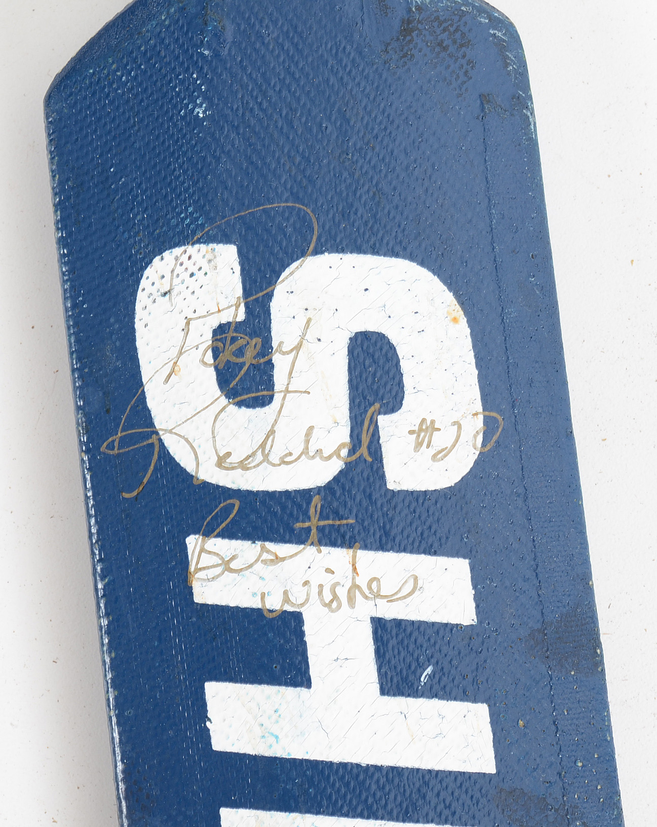 Pokey Reddick Signed Goalie Hockey Stick