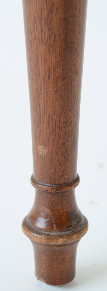 Pair of Sheraton Style Leather Tub Chairs