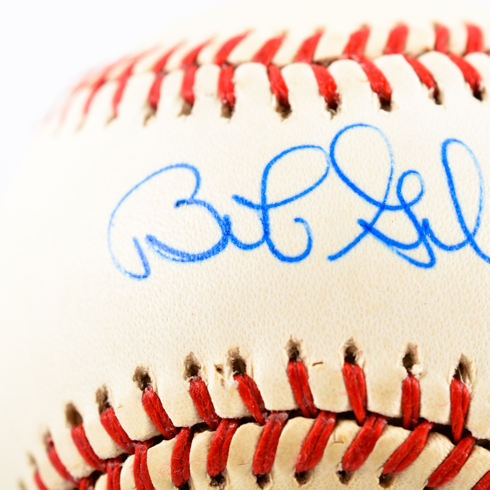 Autographed Bob Gibson Baseball with Certification