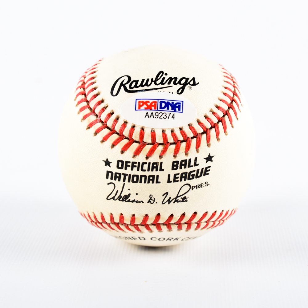 Autographed Bob Gibson Baseball with Certification