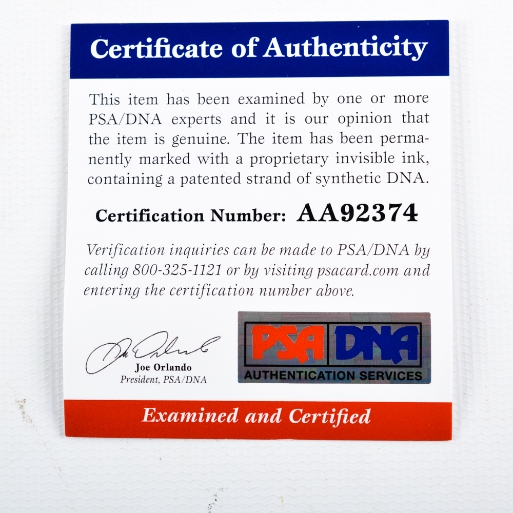 Autographed Bob Gibson Baseball with Certification