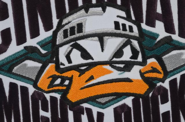 Professionally Framed Cincinnati Mighty Ducks Hockey Jersey