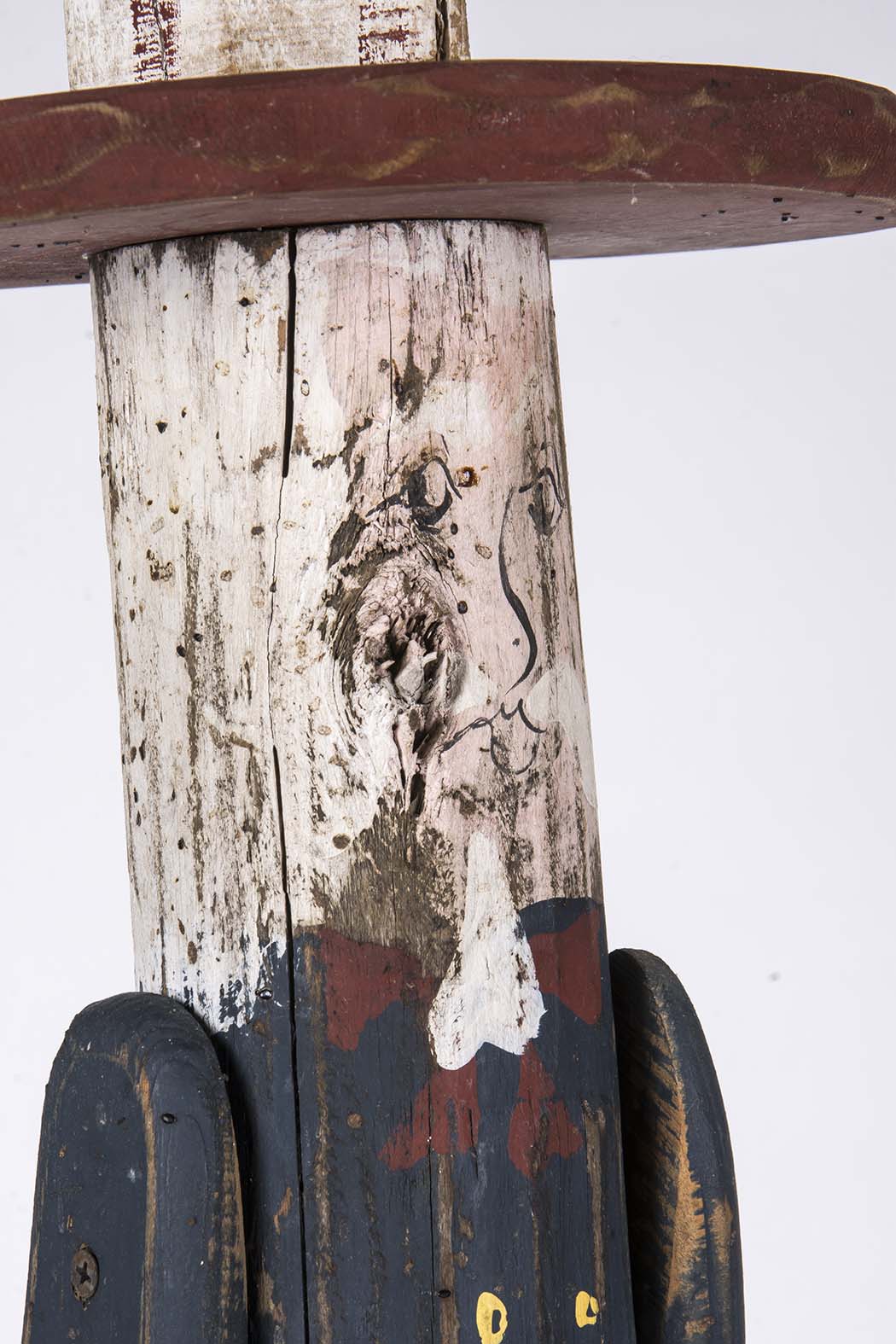 Large Folk Art Uncle Sam Statue