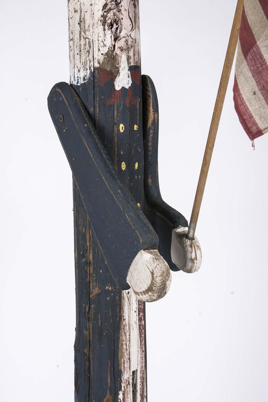 Large Folk Art Uncle Sam Statue