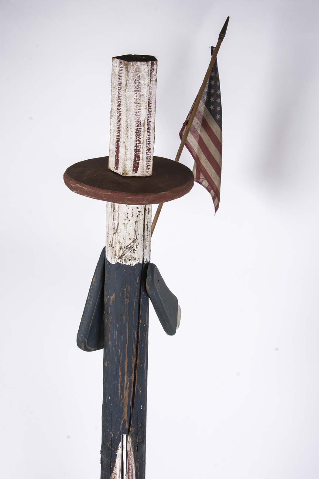 Large Folk Art Uncle Sam Statue