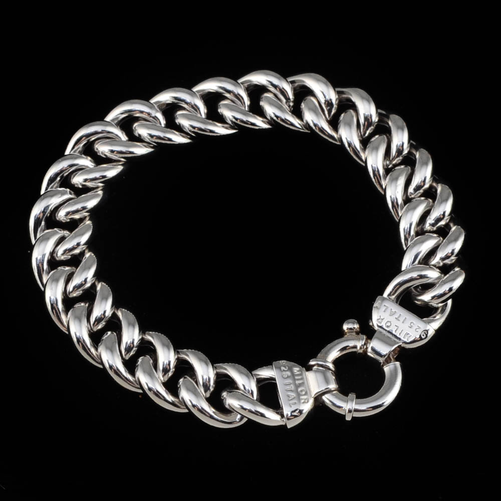Milor Sterling Silver Link Bracelet