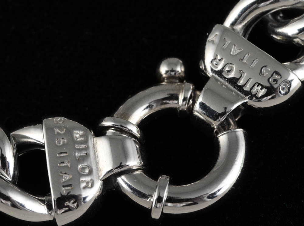 Milor Sterling Silver Link Bracelet